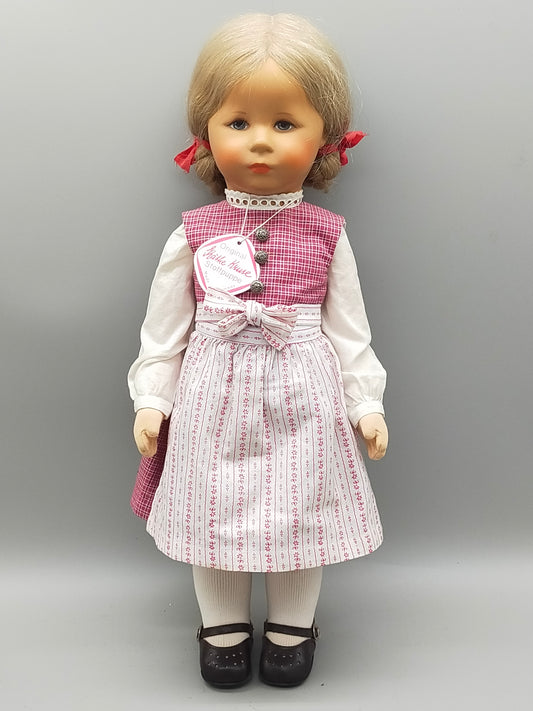 Original Käthe Kruse Stoffpuppe Traditionelle Dirndl Kleidung