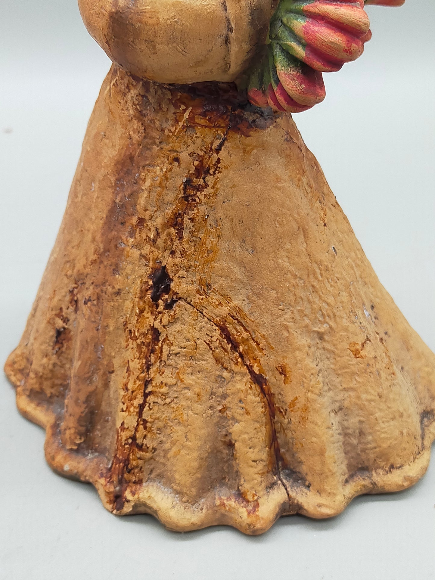 Charmante Engel Figur als Kerzenhalter