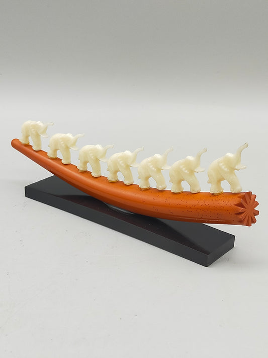 Asiatische Elefanten Karawane Skulptur