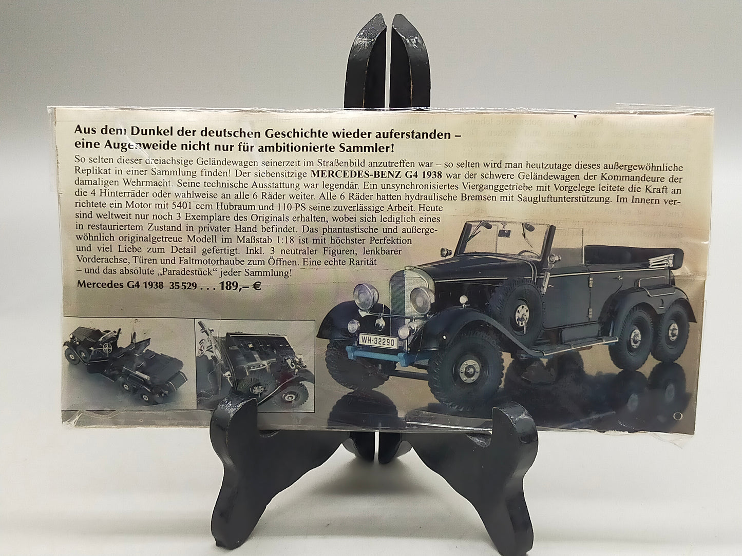 Exklusives Mercedes Benz G4 1938 Modellauto Premier Miniature