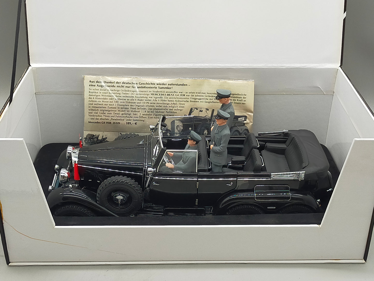 Exklusives Mercedes Benz G4 1938 Modellauto Premier Miniature