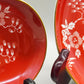 C.T. Hutschenreuther Arzberg Porzellan Set Roter Kranich & Goldrand