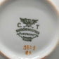 C.T. Hutschenreuther Arzberg Porzellan Set Roter Kranich & Goldrand