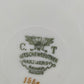 C.T. Hutschenreuther Arzberg Porzellan Set Roter Kranich & Goldrand