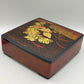 Traditionelle japanische Lackbox Kunstvolle Urushi Box mit Vögeln