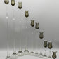9tlg. Rosenthal Tulipa Glas Kerzenständer Set Bjørn Wiinblad Design