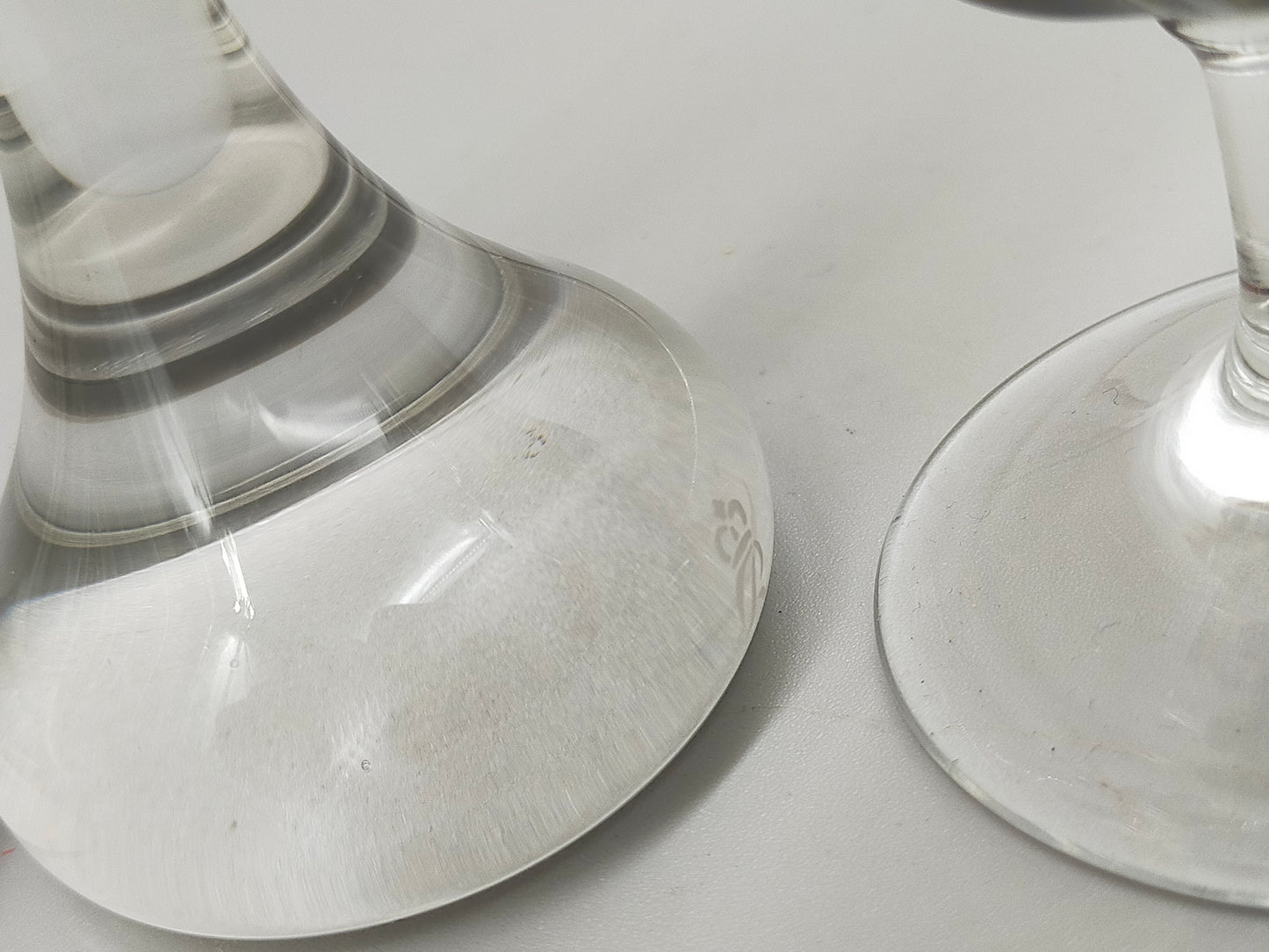 9tlg. Rosenthal Tulipa Glas Kerzenständer Set Bjørn Wiinblad Design