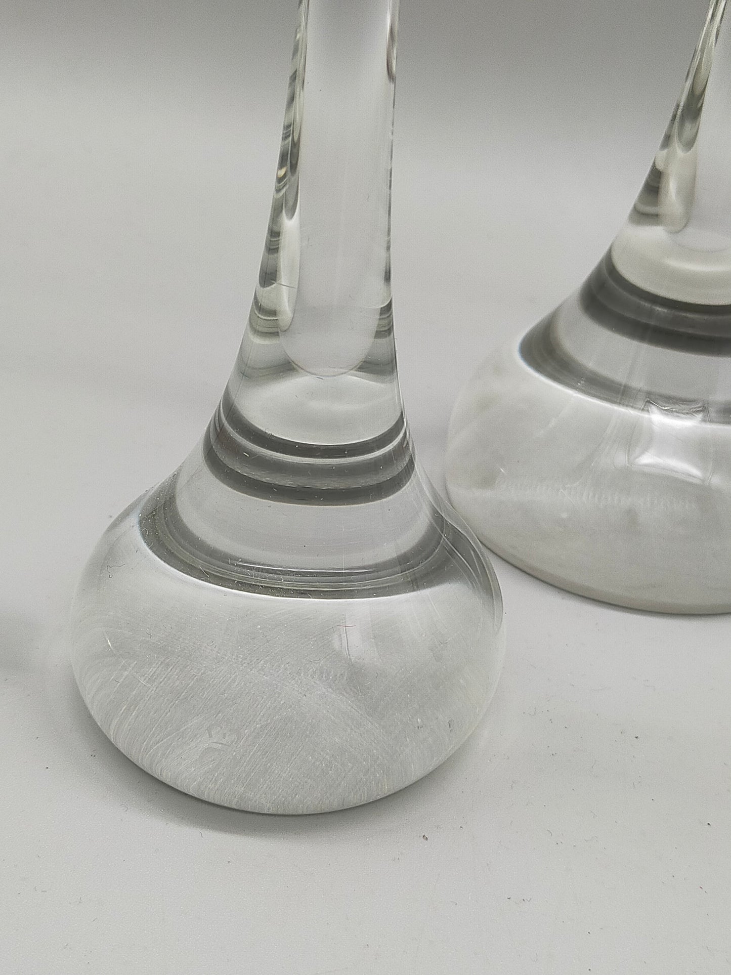 9tlg. Rosenthal Tulipa Glas Kerzenständer Set Bjørn Wiinblad Design