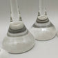 9tlg. Rosenthal Tulipa Glas Kerzenständer Set Bjørn Wiinblad Design