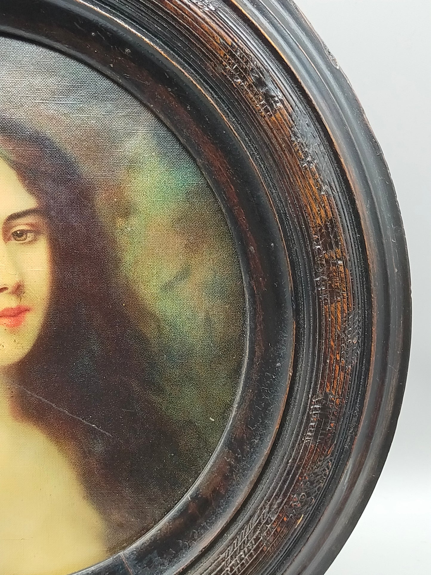 Mitteleuropäische Schule (XIX) Romantisches Frauenporträt  Gemälde