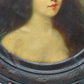 Mitteleuropäische Schule (XIX) Romantisches Frauenporträt  Gemälde