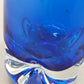 Edle Ingridglas Glas Vase Blaues Kunstglas der Serie Lord Nelson