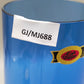 Edle Ingridglas Glas Vase Blaues Kunstglas der Serie Lord Nelson