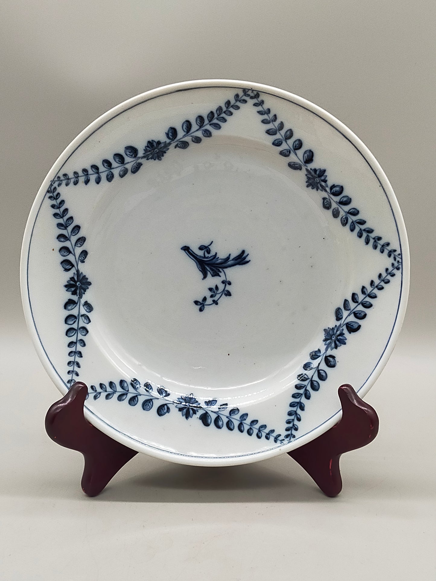 Selterer Meissen Jugendstil Teller  Dekor Blaue Rispe von Riemerschmid