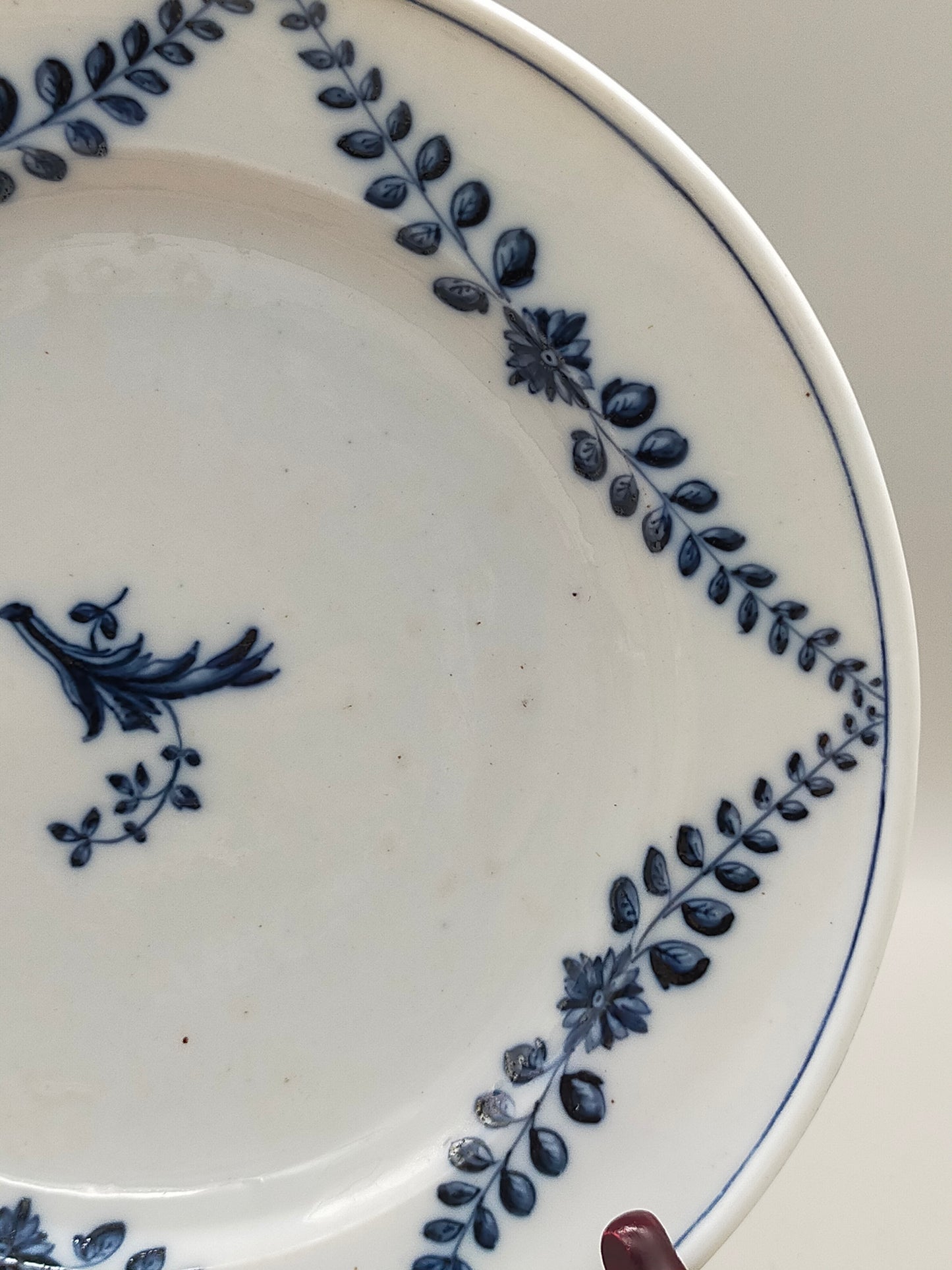 Selterer Meissen Jugendstil Teller  Dekor Blaue Rispe von Riemerschmid