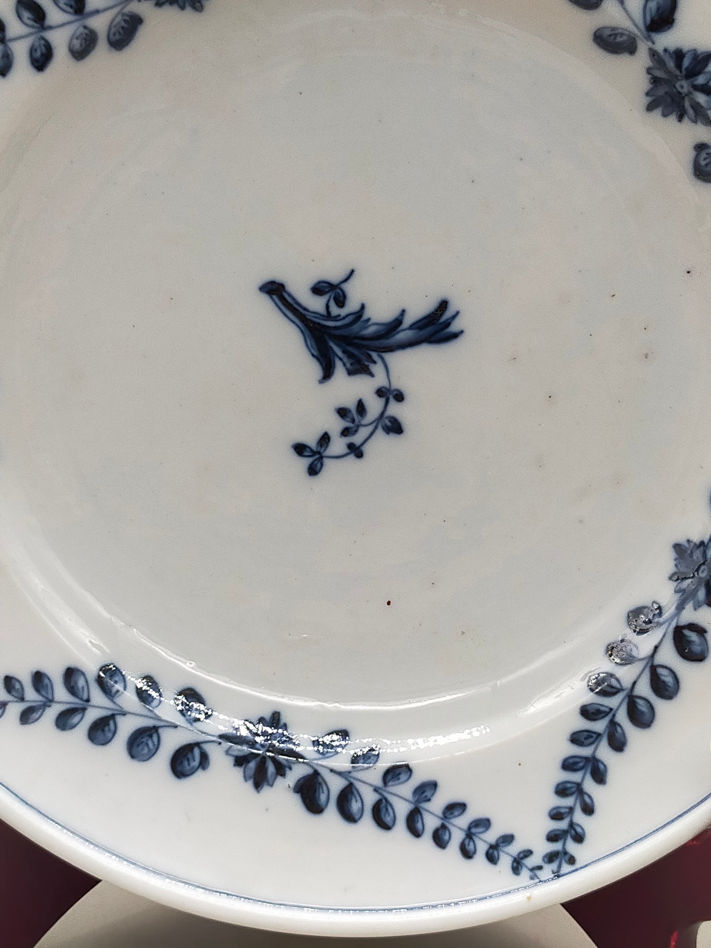 Selterer Meissen Jugendstil Teller  Dekor Blaue Rispe von Riemerschmid