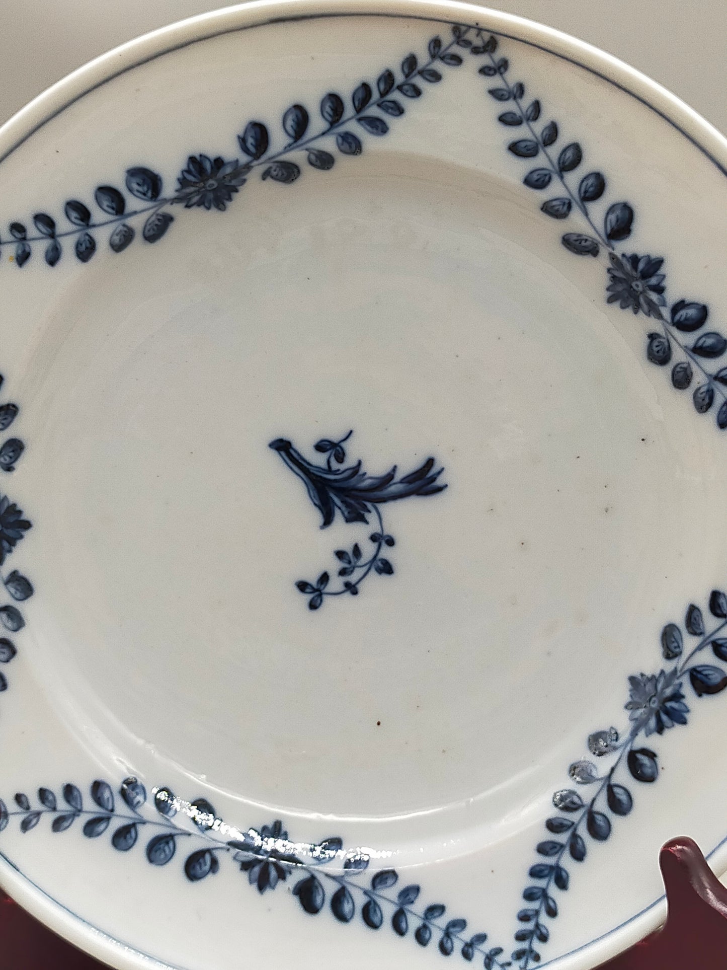 Selterer Meissen Jugendstil Teller  Dekor Blaue Rispe von Riemerschmid