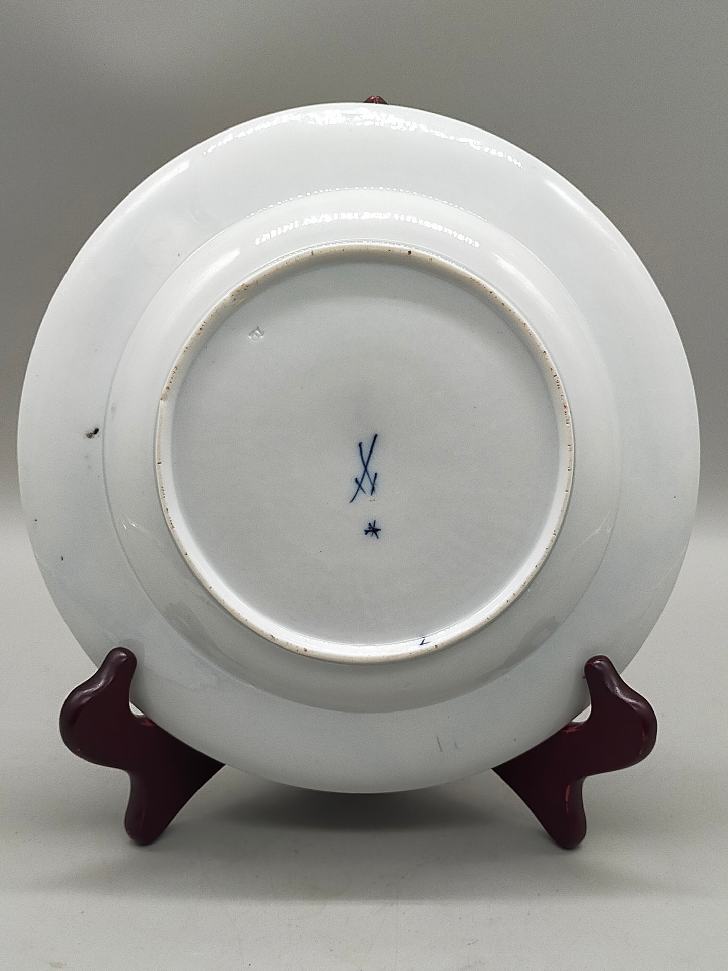 Selterer Meissen Jugendstil Teller  Dekor Blaue Rispe von Riemerschmid