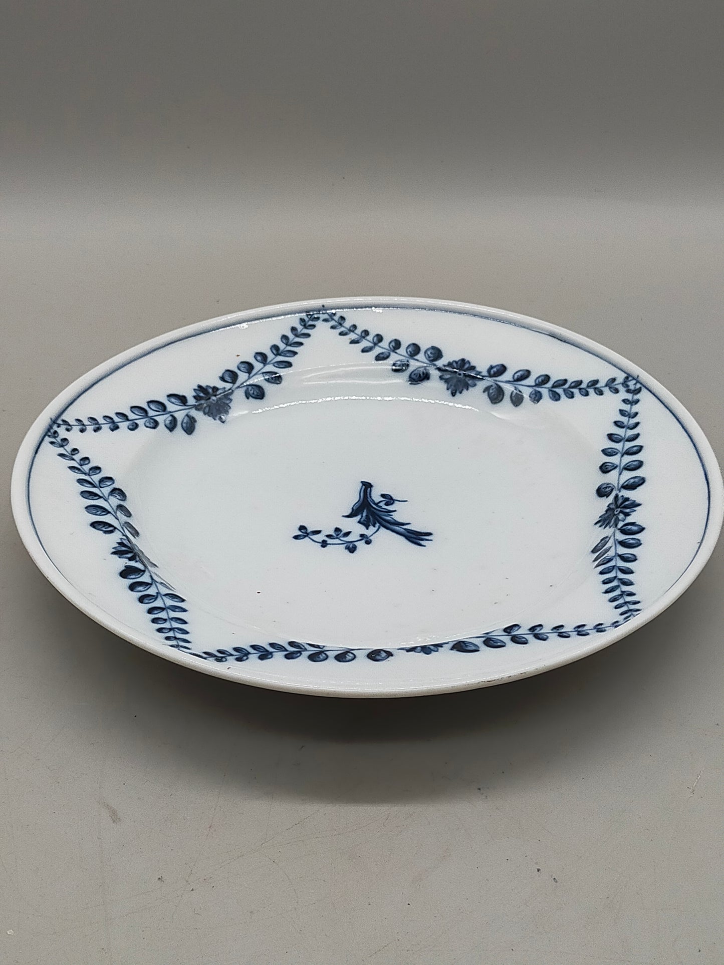 Selterer Meissen Jugendstil Teller  Dekor Blaue Rispe von Riemerschmid