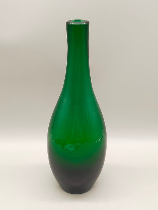 Elegante Grüne Glas Vase Skandinavischer Stil für Minimalisten