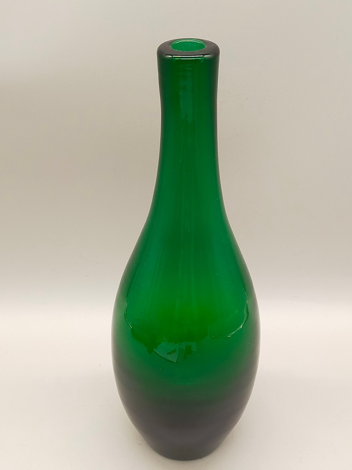 Elegante Grüne Glas Vase Skandinavischer Stil für Minimalisten