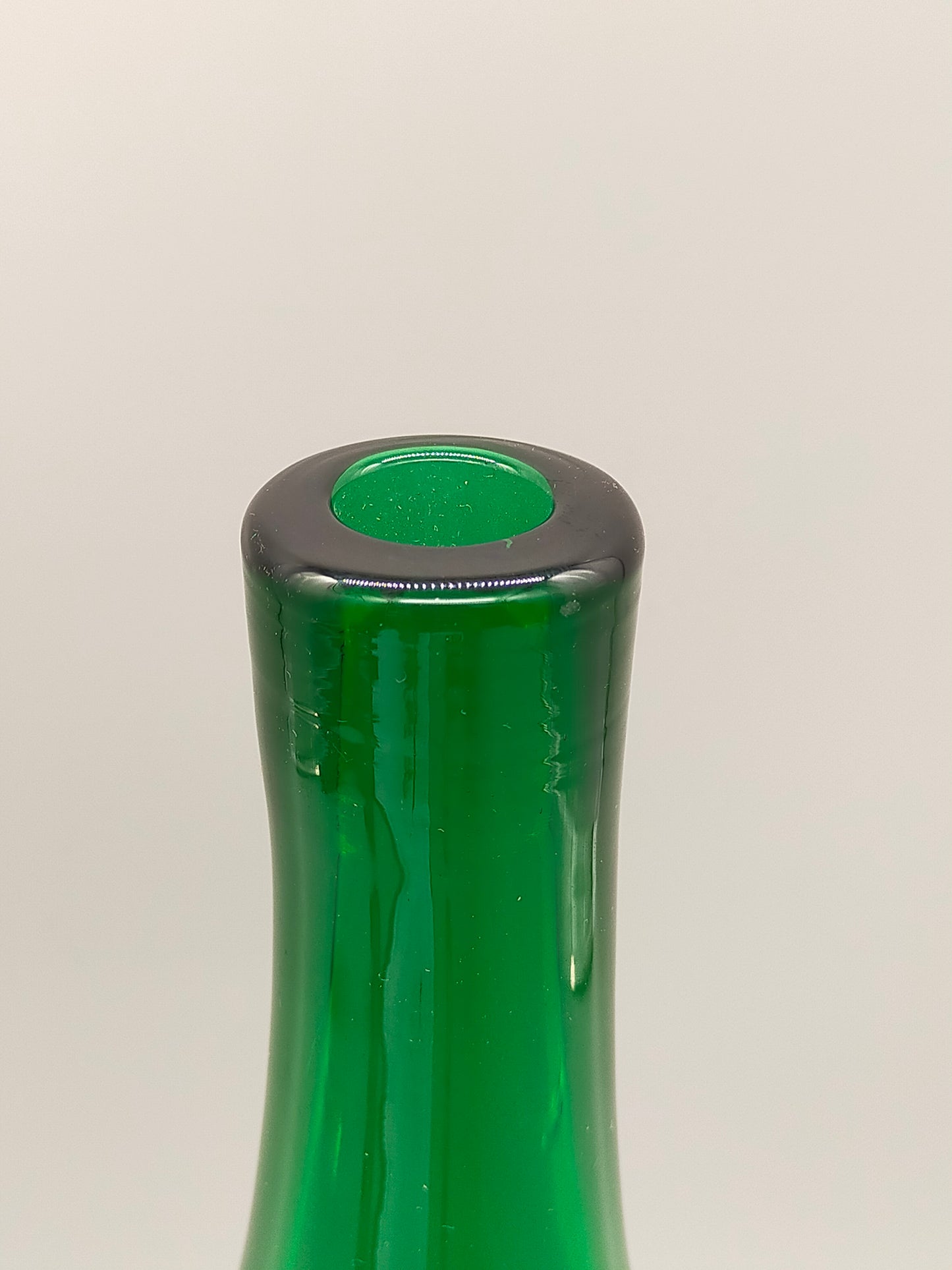 Elegante Grüne Glas Vase Skandinavischer Stil für Minimalisten