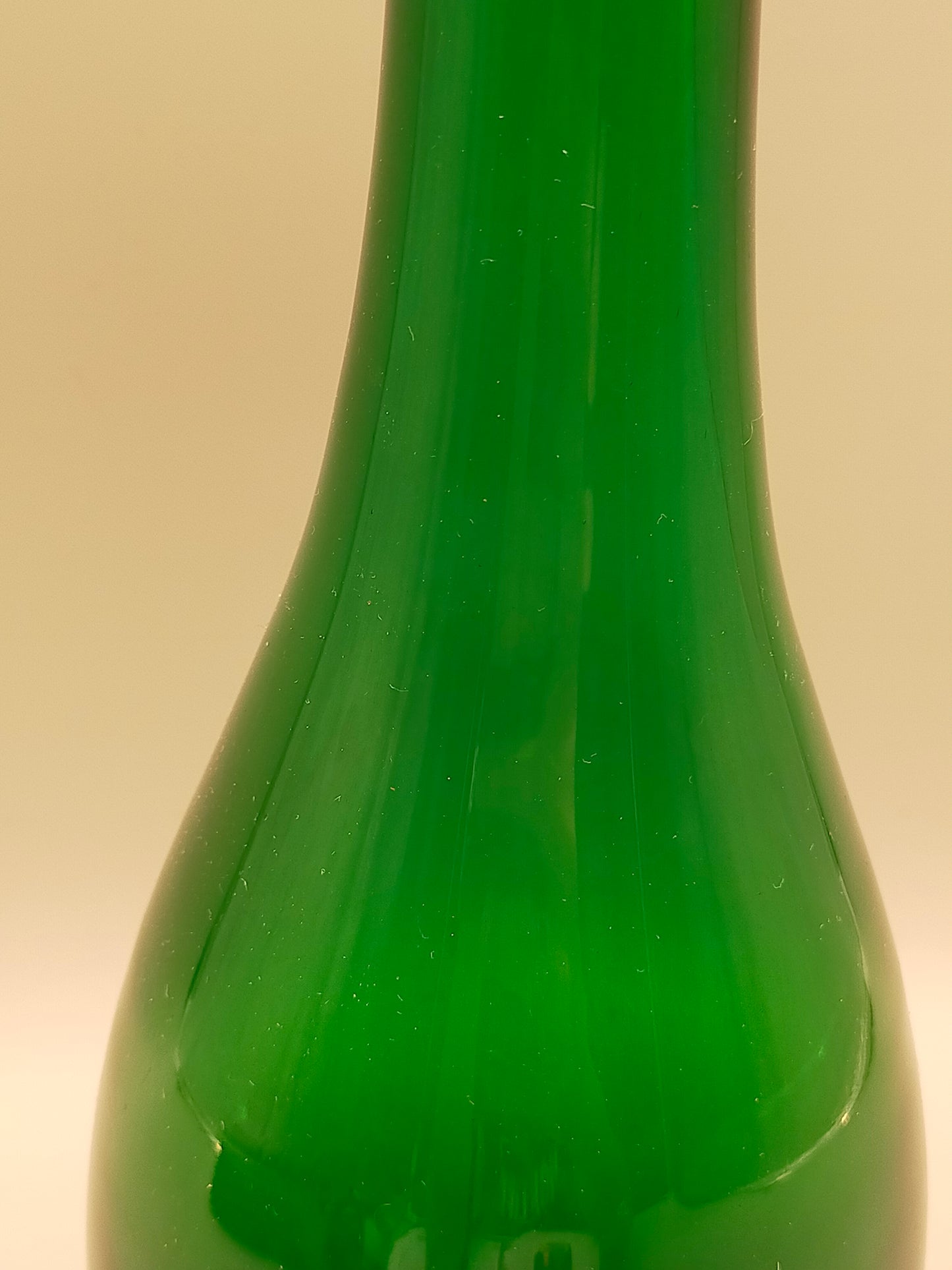 Elegante Grüne Glas Vase Skandinavischer Stil für Minimalisten