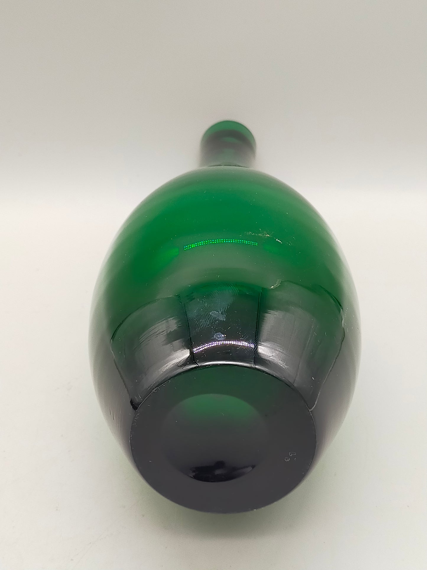 Elegante Grüne Glas Vase Skandinavischer Stil für Minimalisten