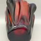 Exklusive Murano Glas Vase von Salviati Rotes Kunstglas aus Italien