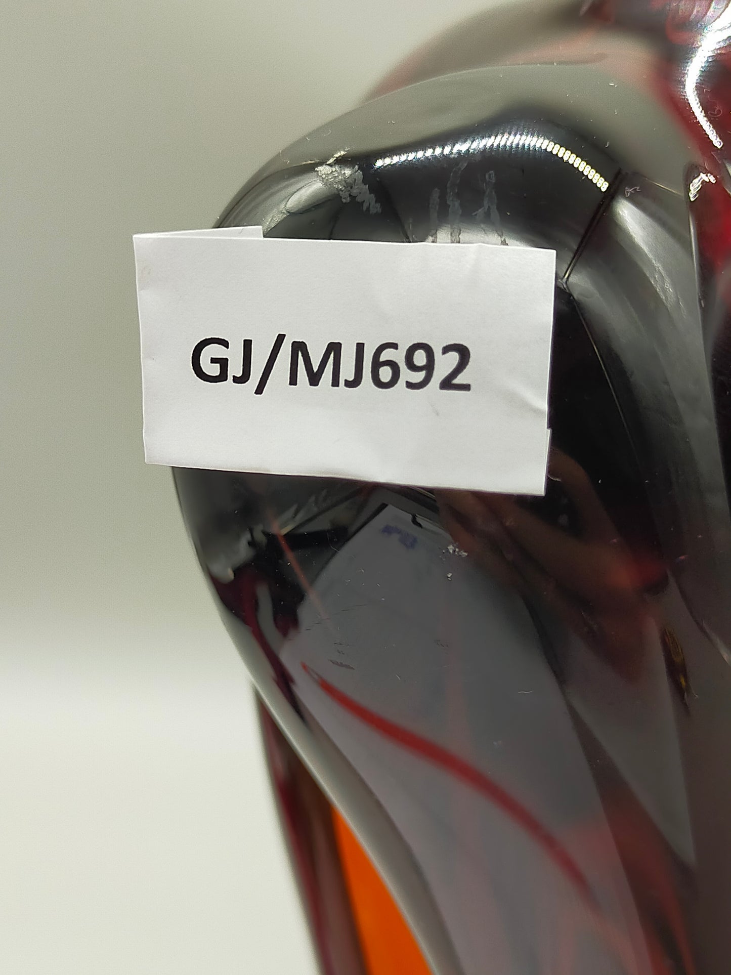 Exklusive Murano Glas Vase von Salviati Rotes Kunstglas aus Italien