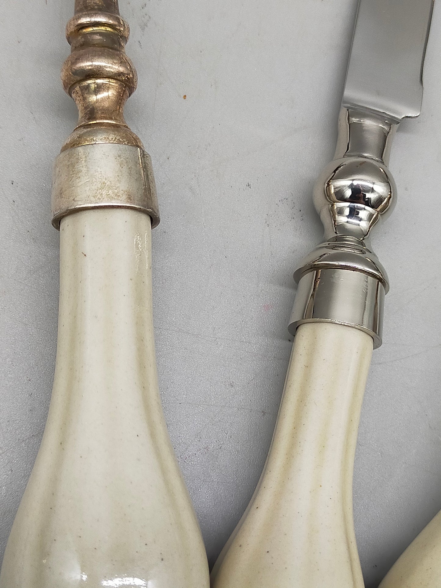 Vintage Servierbesteck Set Elegante Griffe im Barock Stil