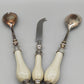 Vintage Servierbesteck Set Elegante Griffe im Barock Stil