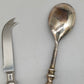 Vintage Servierbesteck Set Elegante Griffe im Barock Stil