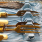 Antikes Otto Becherer Fischbesteck Set 13 teilig mit Etui