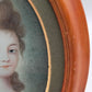 Französische Schule (XVIII) Portrait einer Dame mit blauer Schleife