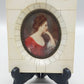 Englische Schule (XIX) – Elegantes Damen Porträt im Profil – Miniatur