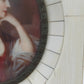 Englische Schule (XIX) – Elegantes Damen Porträt im Profil – Miniatur