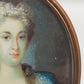 Deutsche Schule (XVIII) Rokoko Damen Porträt Miniaturgemälde