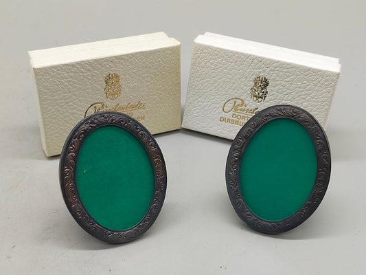 Rüschenbeck Vintage Mini Bilderrahmen Set Ovales Design