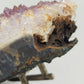 Bergmann auf Schlitten mit Amethyst Druse Rustikale Deko Figur