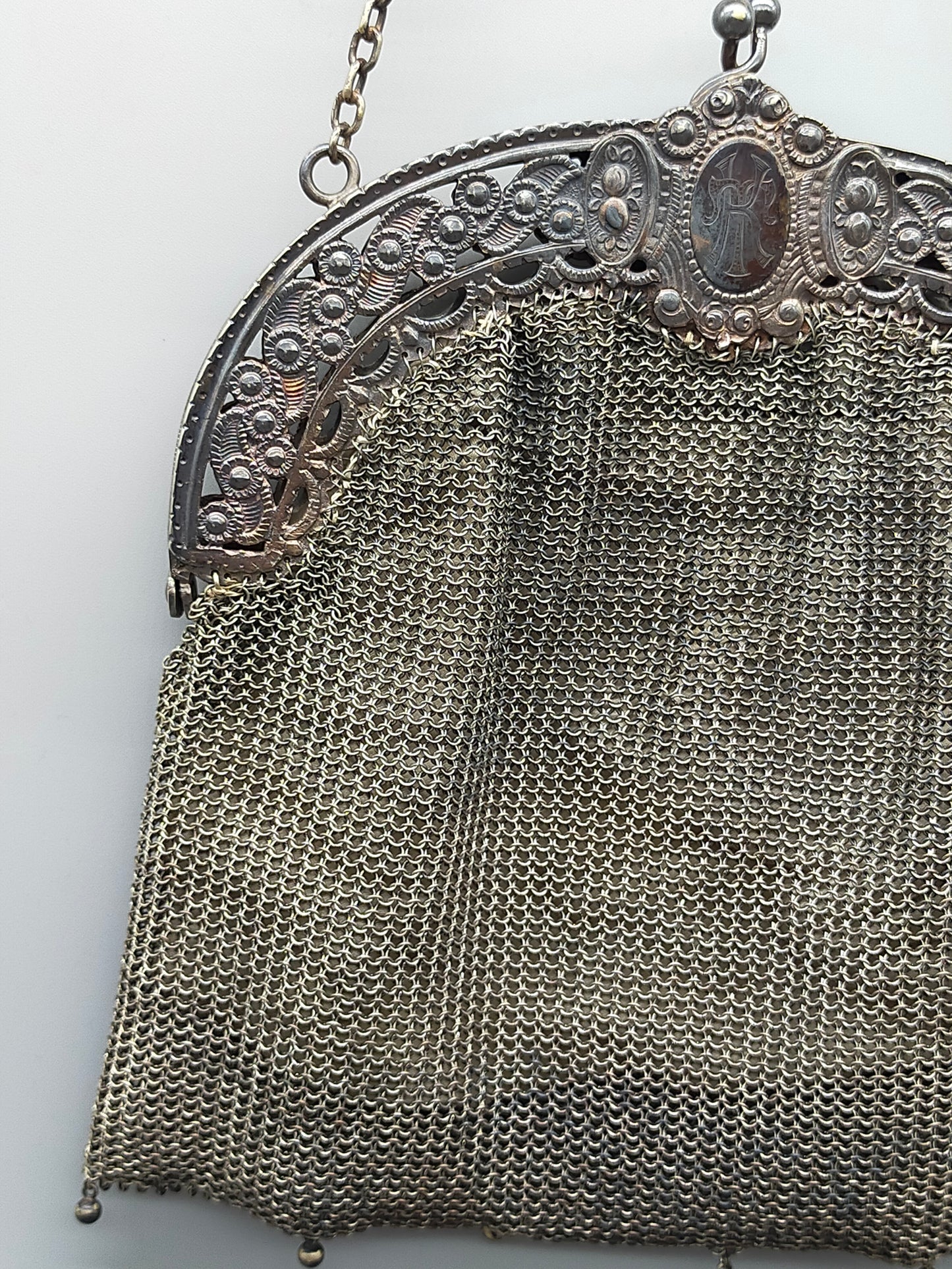 Antike Glieder Tasche Jugendstil Hand Tasche von 1913