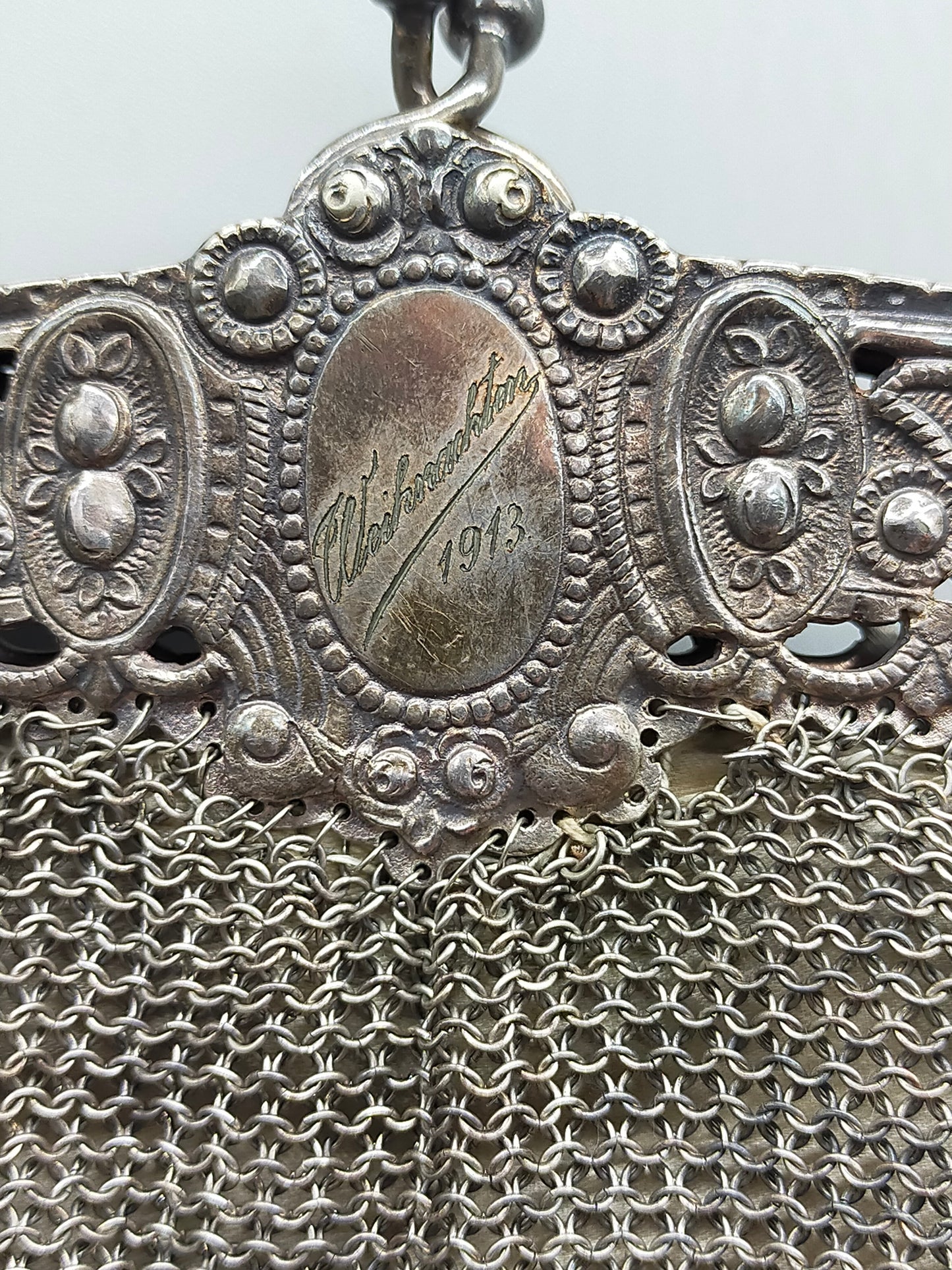Antike Glieder Tasche Jugendstil Hand Tasche von 1913