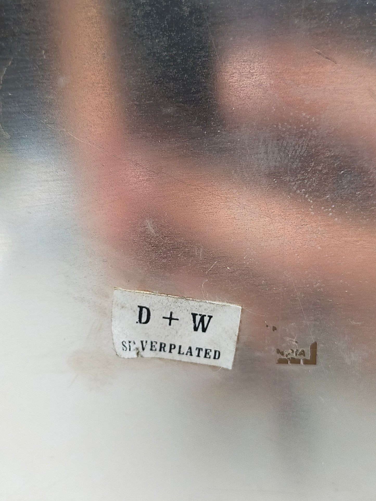 Prunkvolle DW versilberte Servierschale
