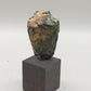 Antiker asiatischer Buddha Kopf – Skulptur
