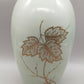 Elegante Royal Porzellan Bavaria Vase mit goldenem Blattdekor