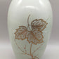 Elegante Royal Porzellan Bavaria Vase mit goldenem Blattdekor