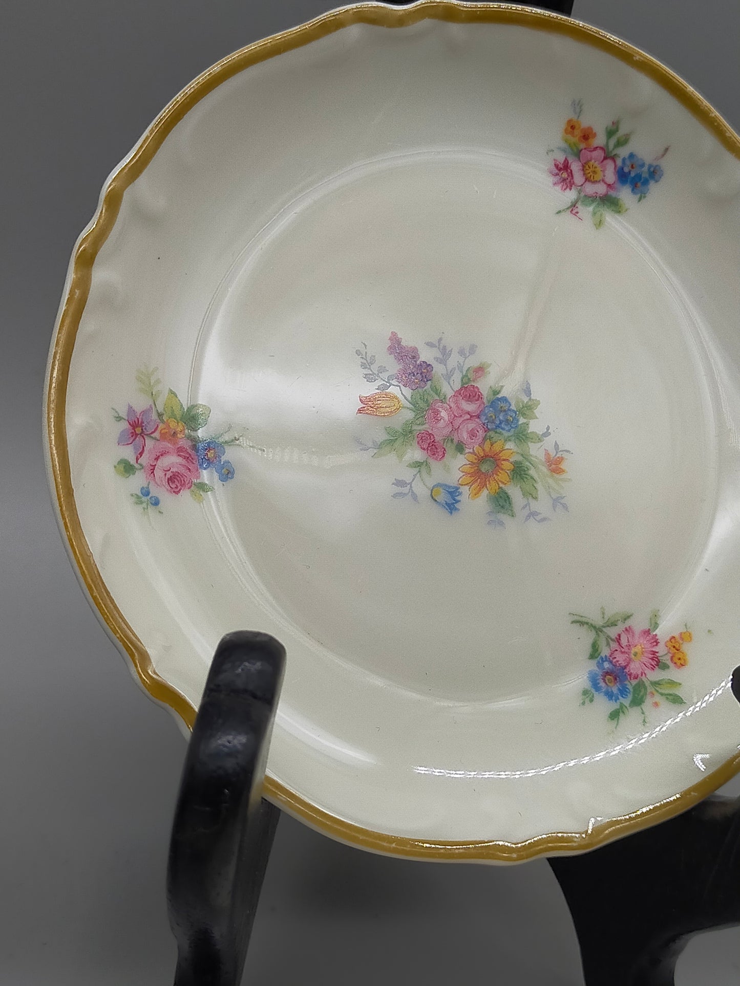 Krautheim Selb Bavaria 6er Set Teller Elegantes Blumendesign