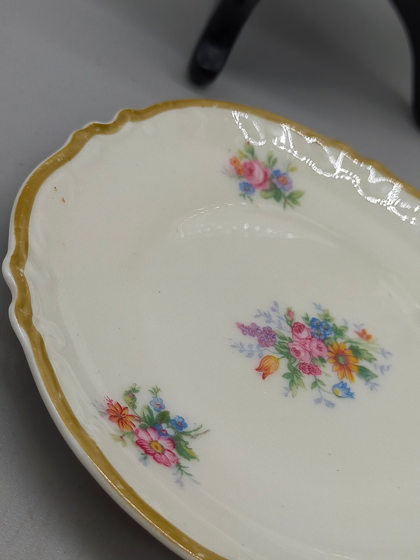 Krautheim Selb Bavaria 6er Set Teller Elegantes Blumendesign