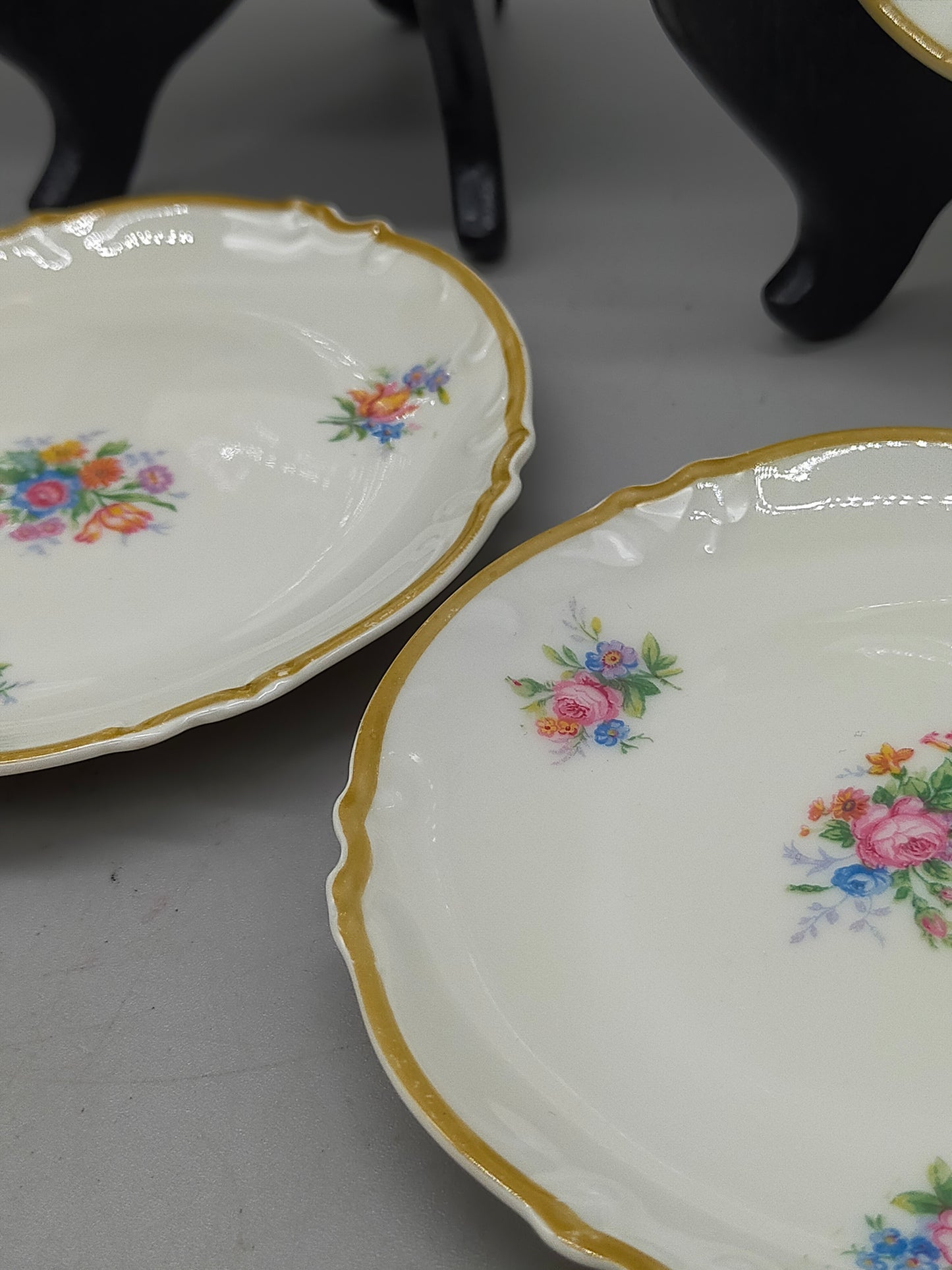 Krautheim Selb Bavaria 6er Set Teller Elegantes Blumendesign