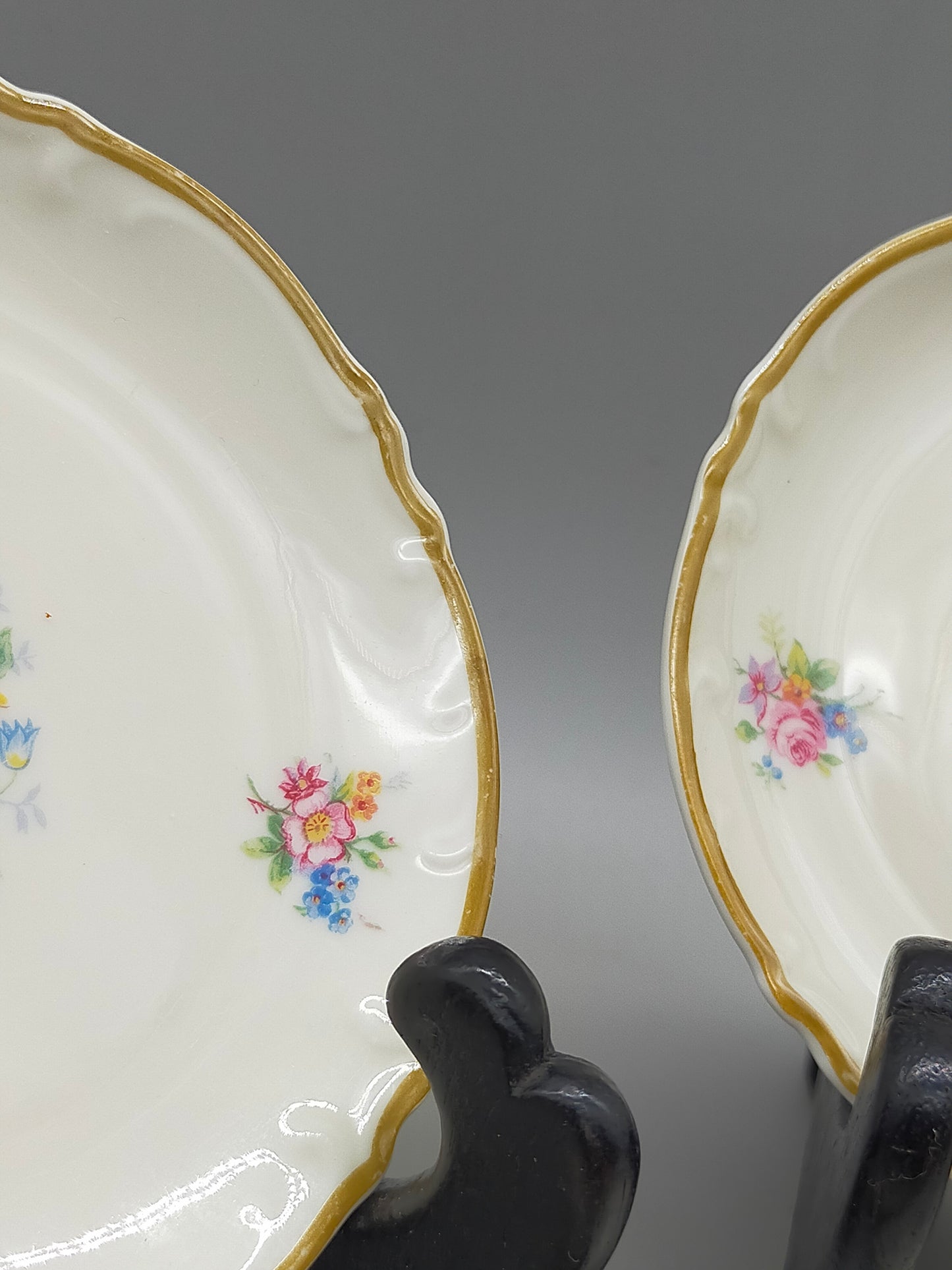 Krautheim Selb Bavaria 6er Set Teller Elegantes Blumendesign